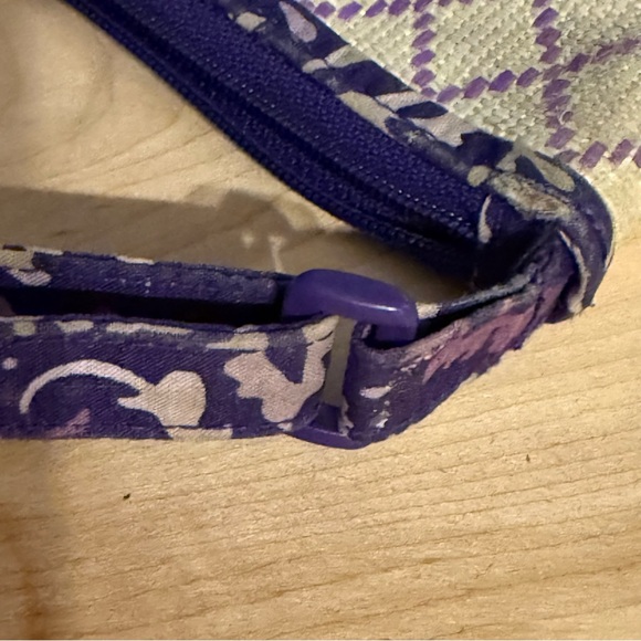Vera Bradley Purple Floral Patterned Women's Bag Tweed - Picture 14 of 14